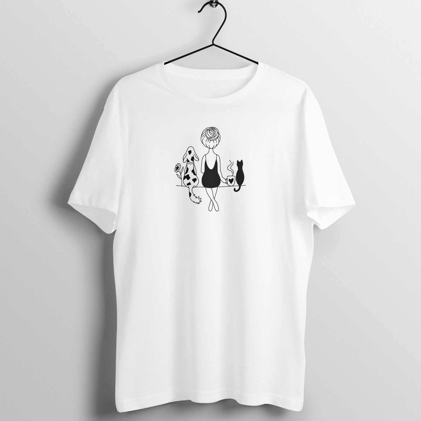 Pet Parent Chill Vibes - Half Sleeve Tee