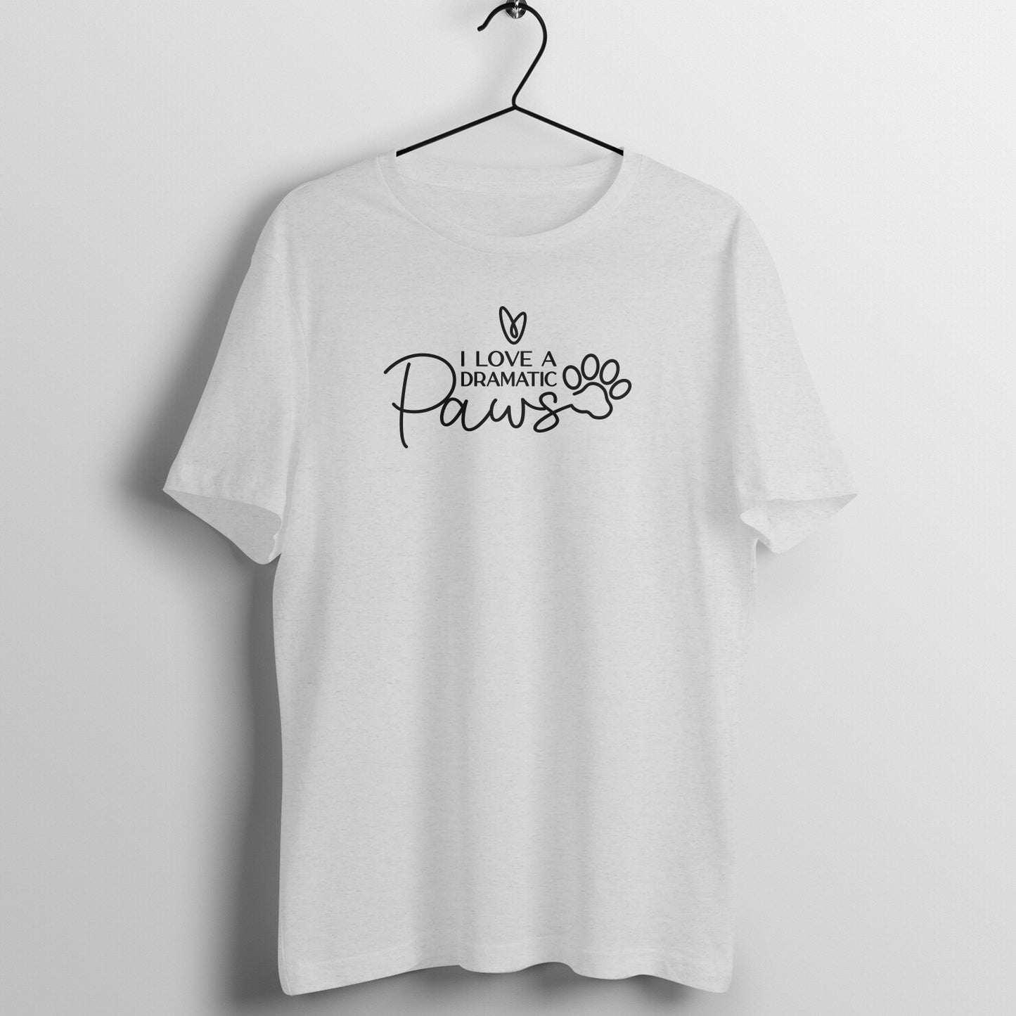 Dramatic Paws- Half Sleeve Tee