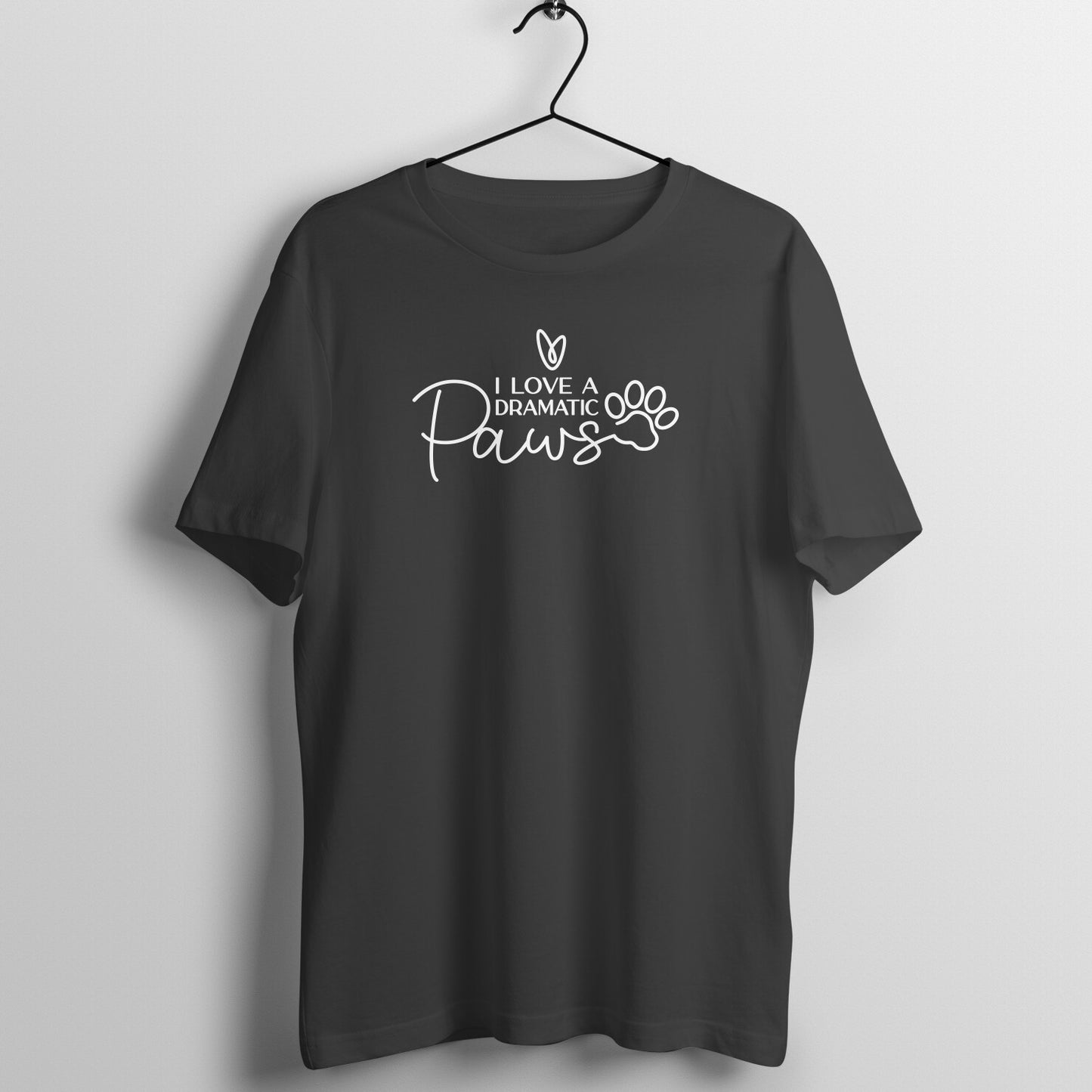 Dramatic Paws- Half Sleeve Tee