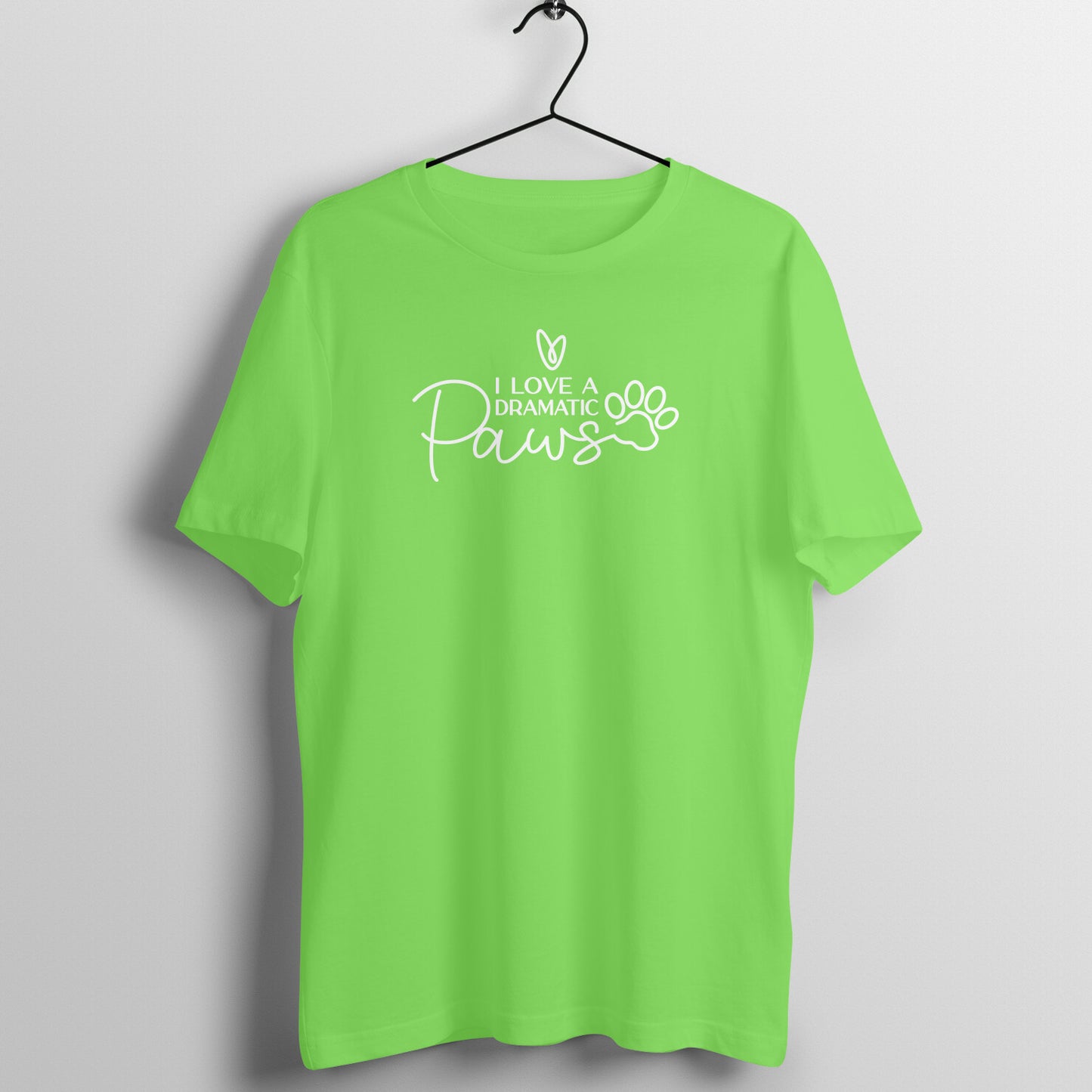 Dramatic Paws- Half Sleeve Tee