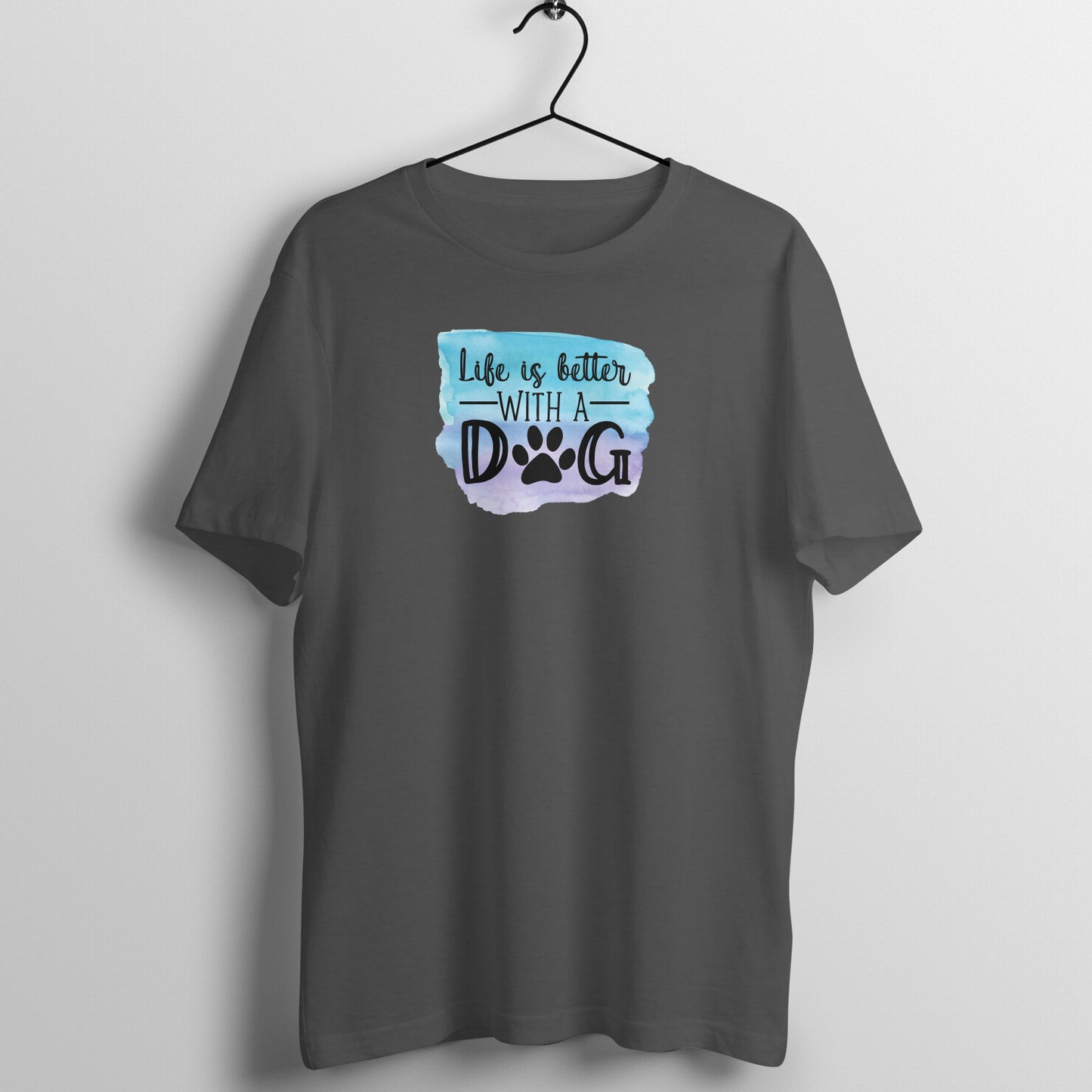 Life Is Better With Dog - Half Sleeve Tee