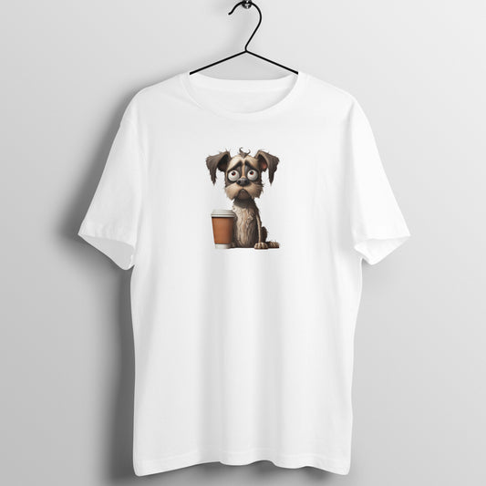 Scruffy Coffee Lover - Half Sleeve Tee