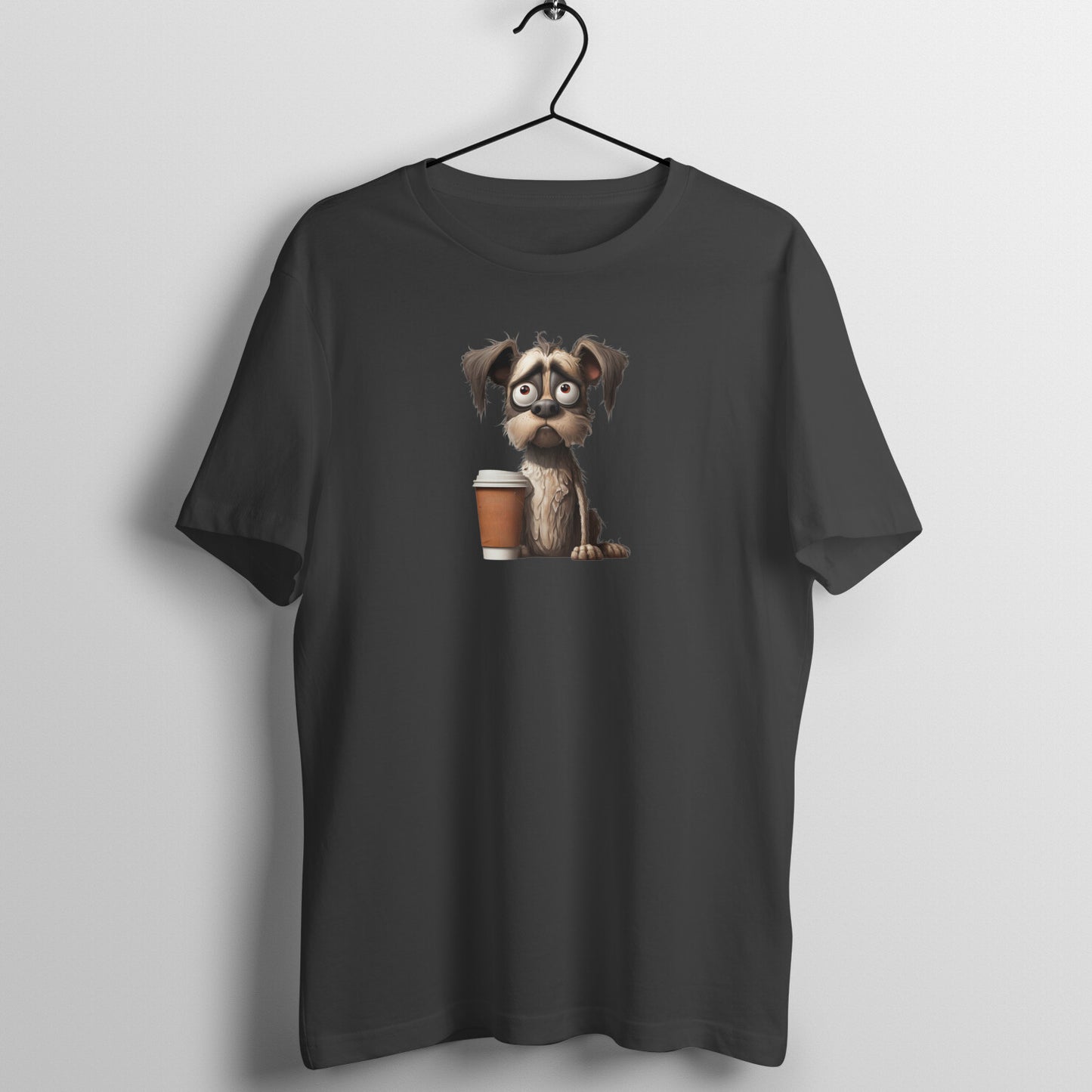 Scruffy Coffee Lover - Half Sleeve Tee