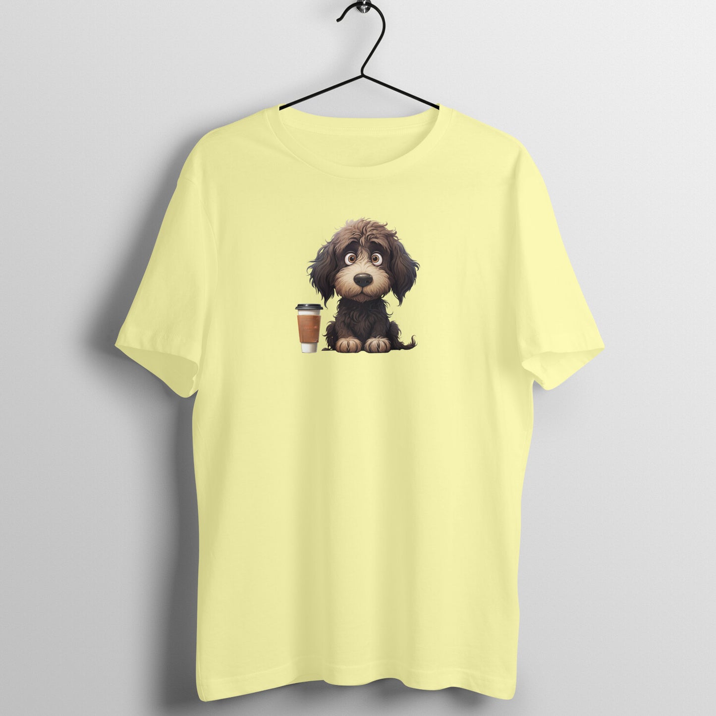 Fluffy Coffee Companion - Half Sleeve Tee