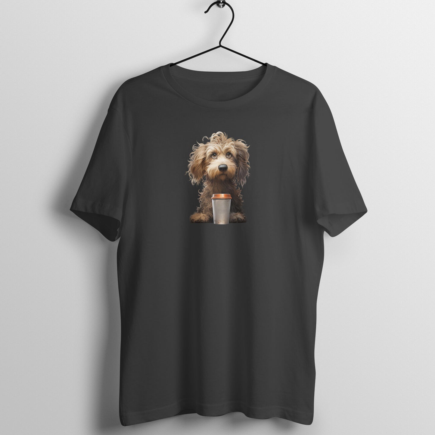 Curly Coffee Lover - Half Sleeve Tee