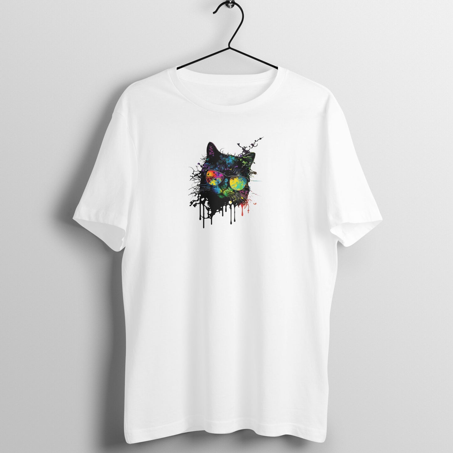 Painted Kitty - Half Sleeve Tee