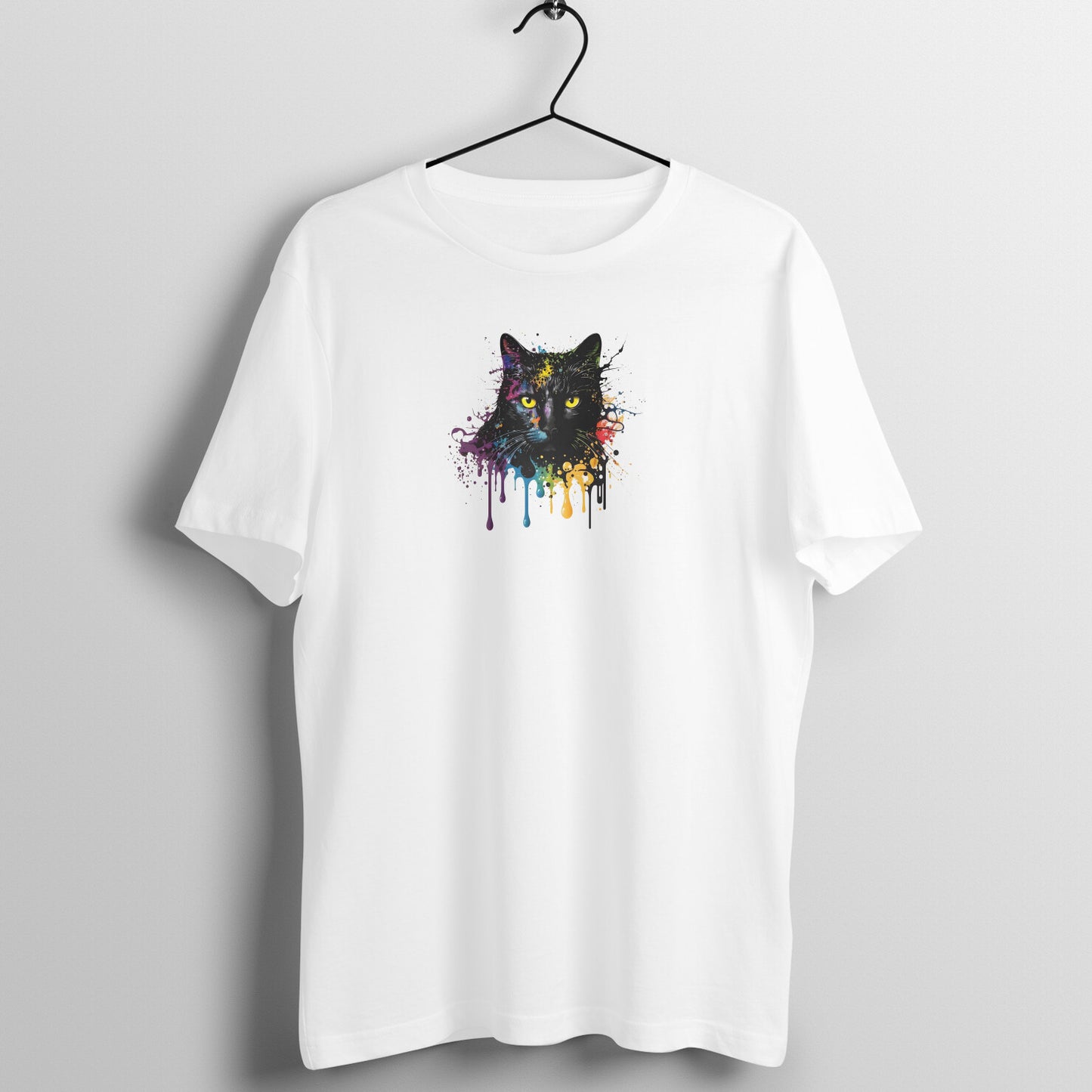 Black Cat Vibes - Half Sleeve Tee