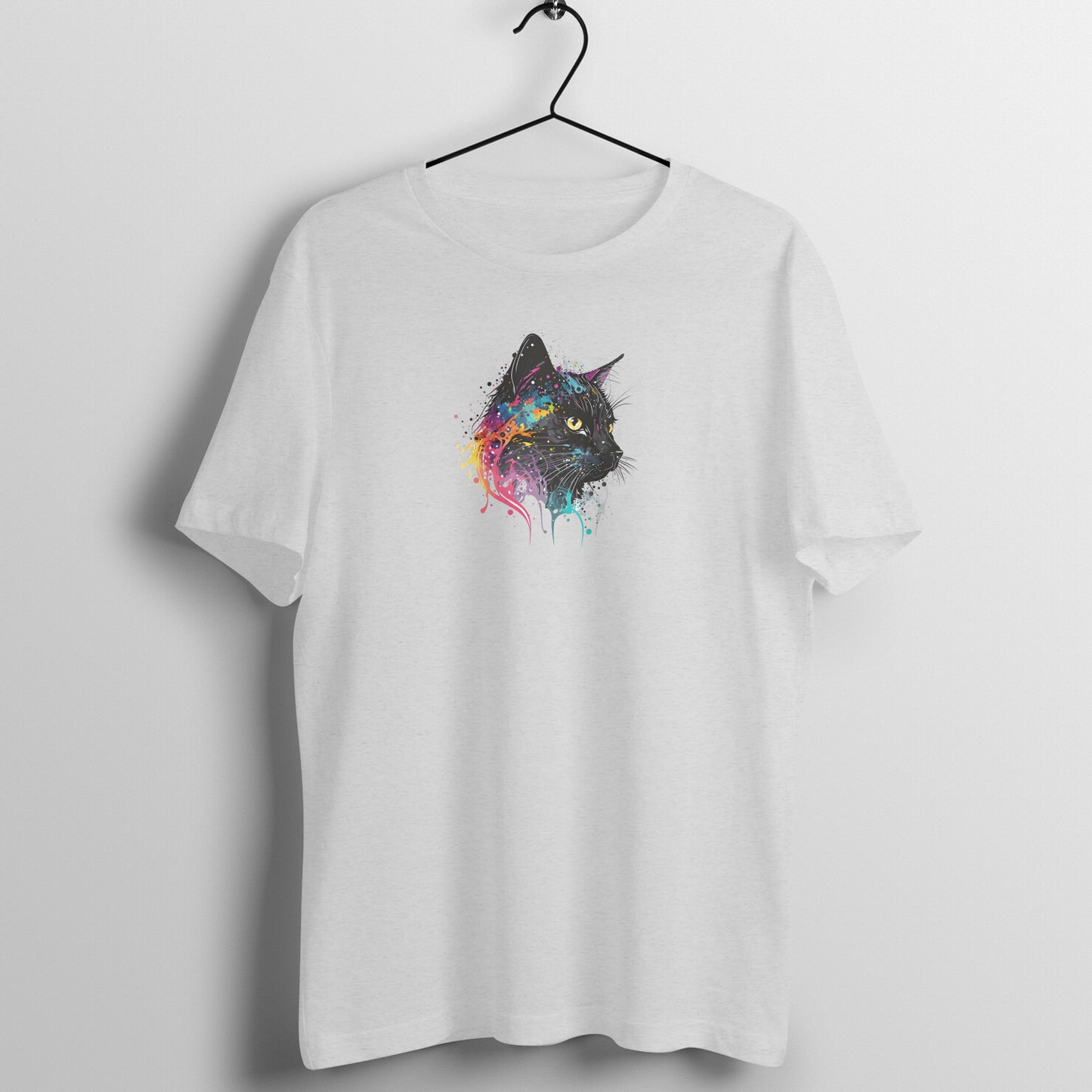 Starry Eyed Cat - Half Sleeve Tee