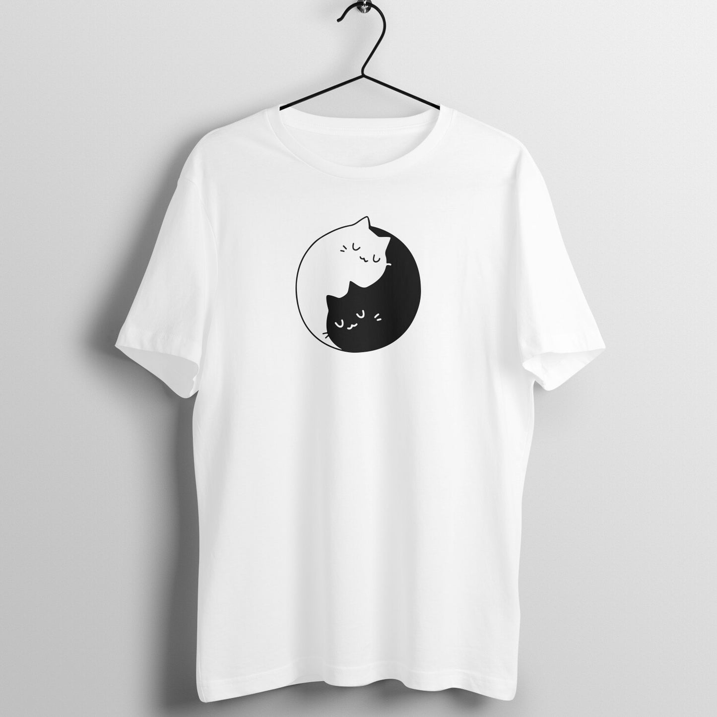 Yin Yang Kitties - Half Sleeve Tee