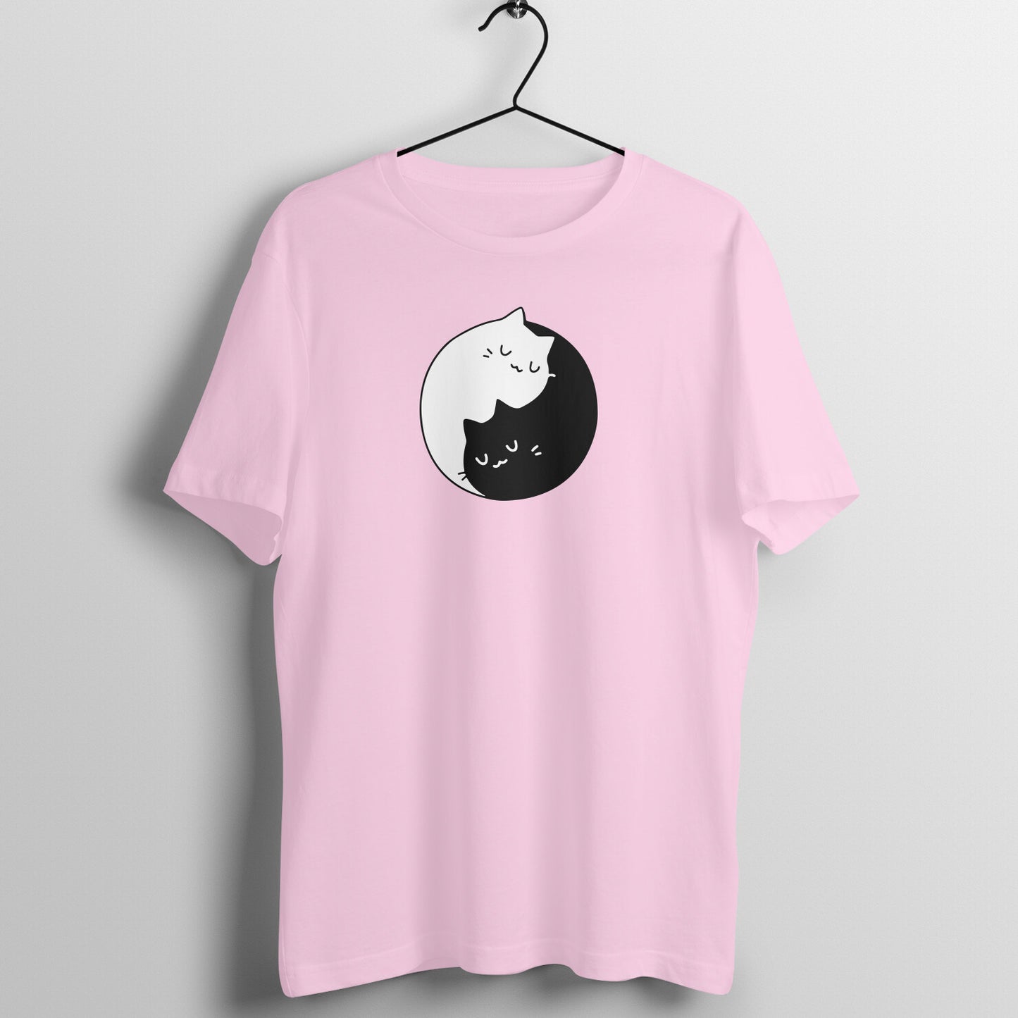 Yin Yang Kitties - Half Sleeve Tee