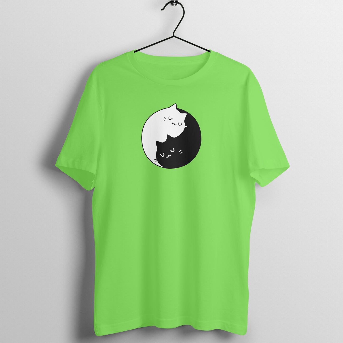 Yin Yang Kitties - Half Sleeve Tee