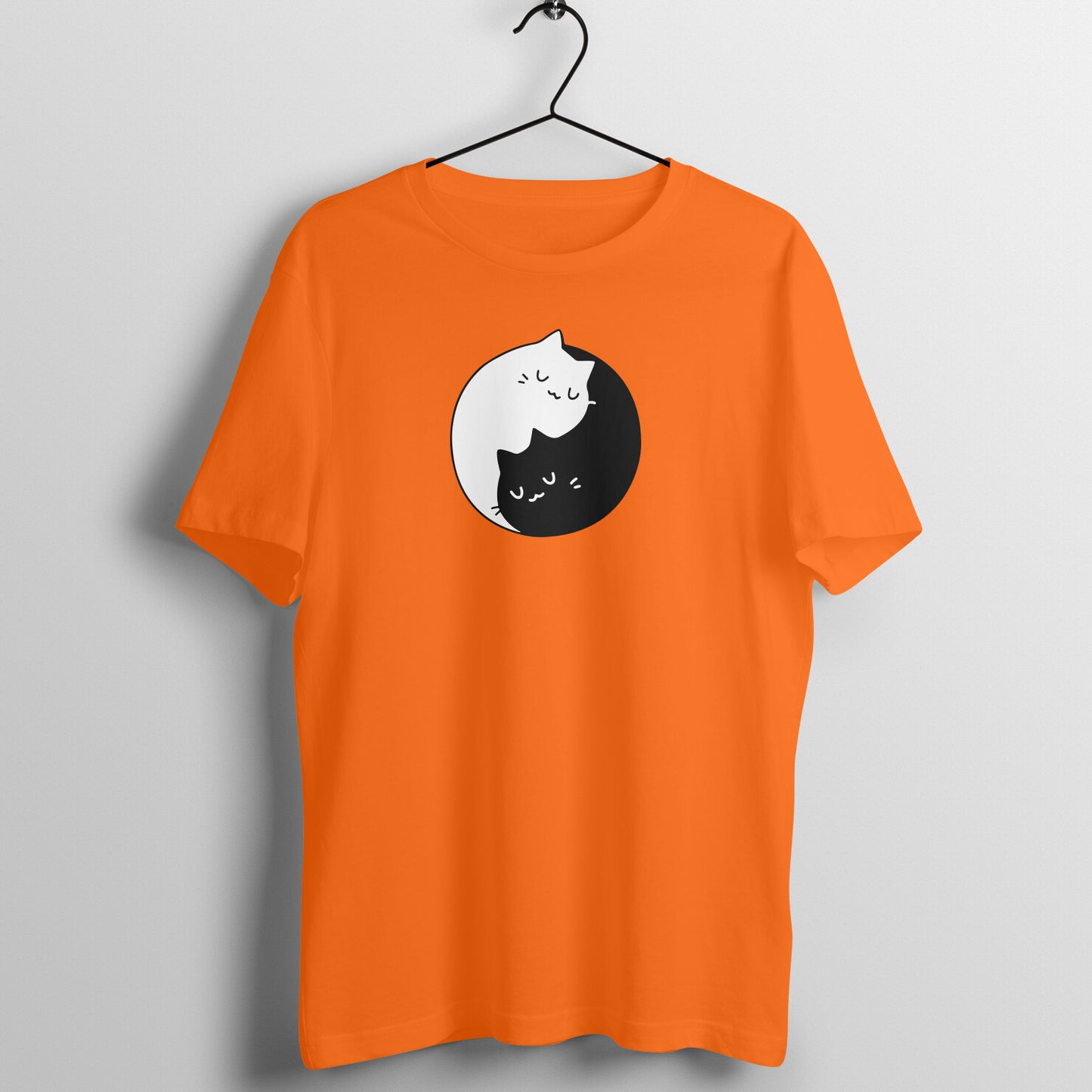 Yin Yang Kitties - Half Sleeve Tee