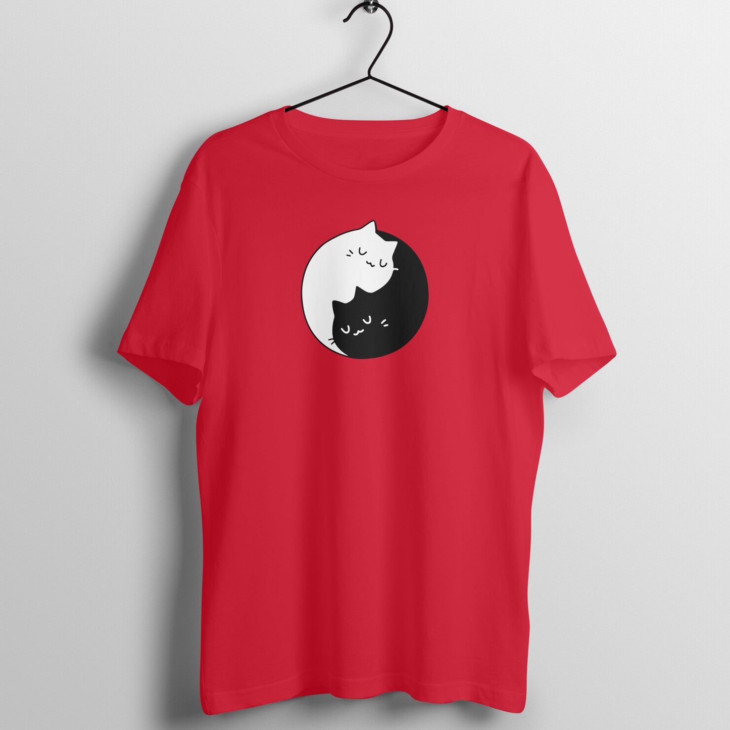 Yin Yang Kitties - Half Sleeve Tee