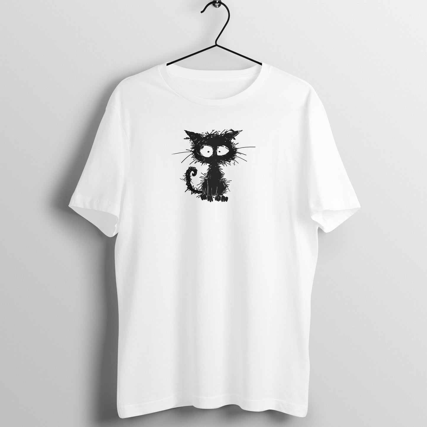 Whiskered Whimsy - Half Sleeve Tee