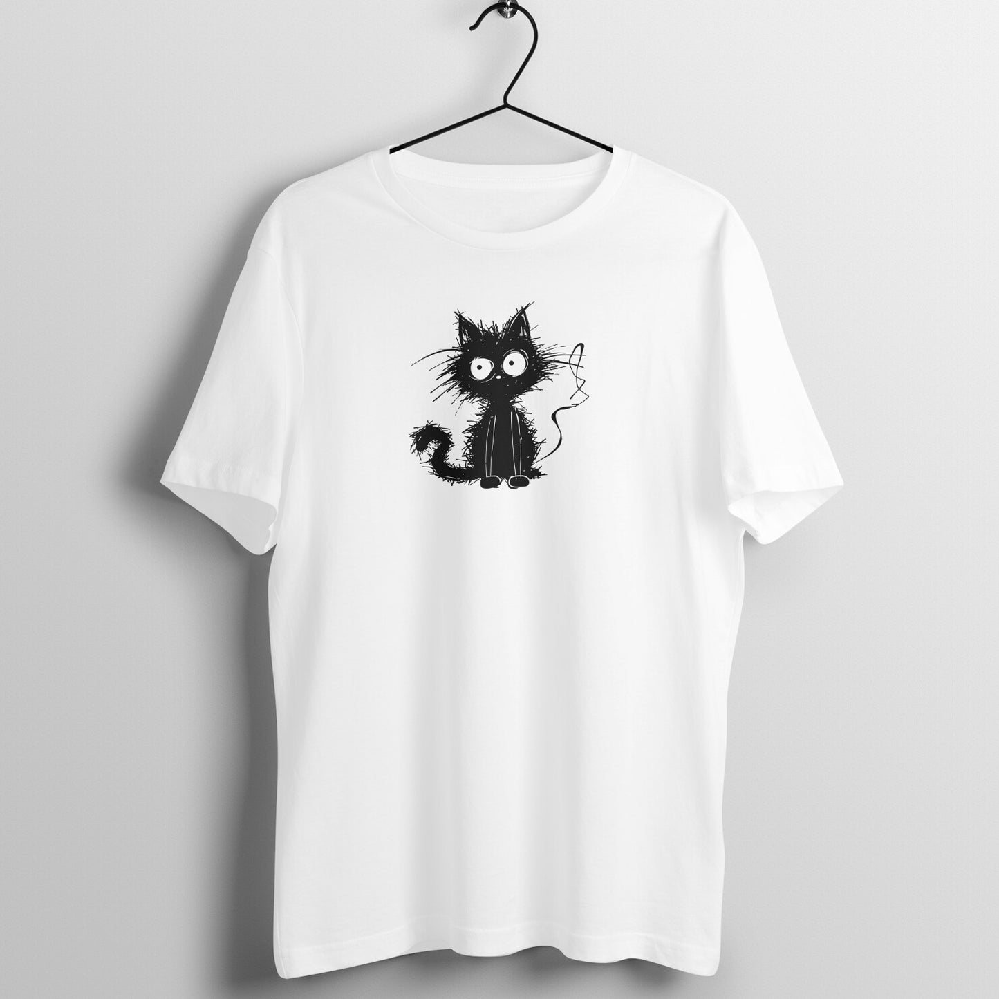 Frizzy Feline - Half Sleeve Tee