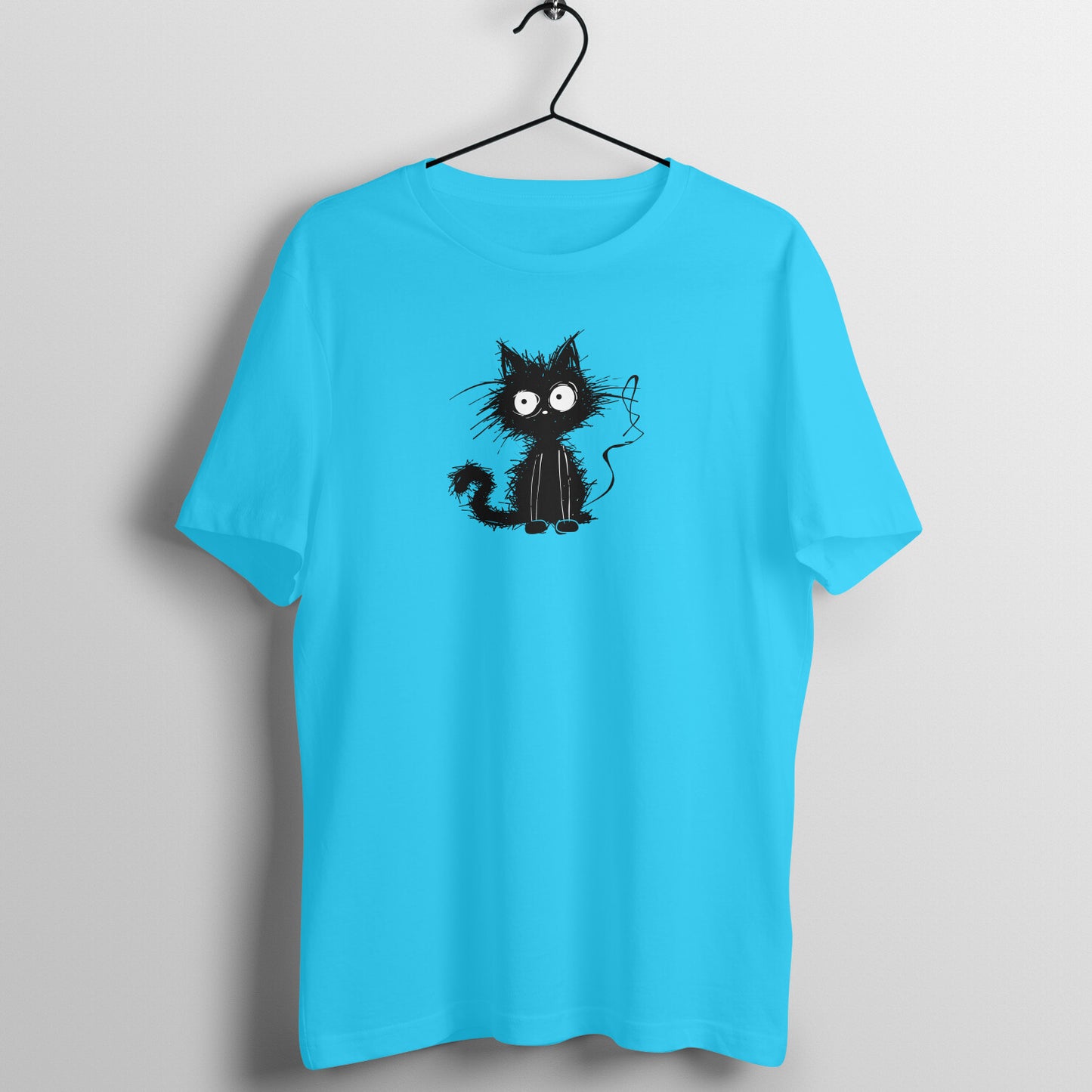 Frizzy Feline - Half Sleeve Tee