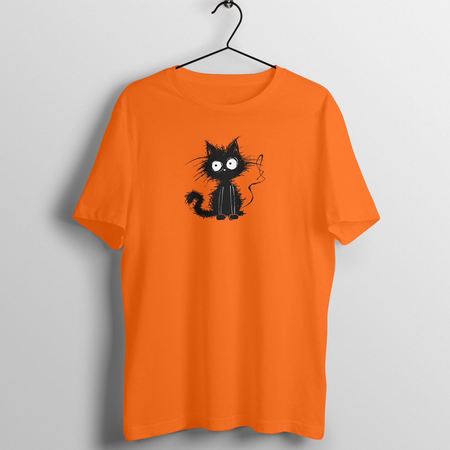 Frizzy Feline - Half Sleeve Tee