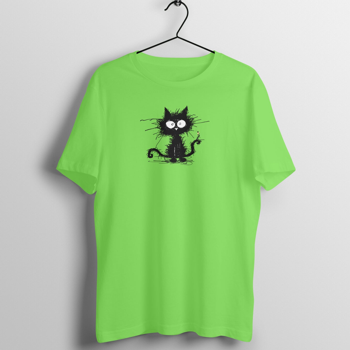 Curious Cat - Half Sleeve Tee