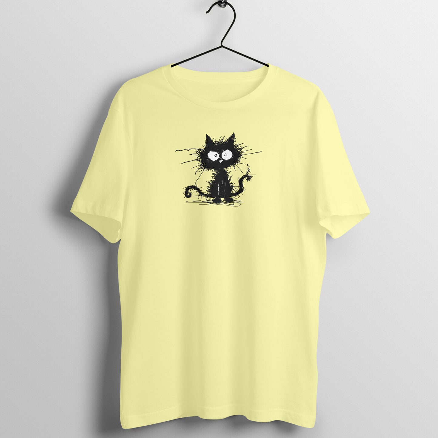 Curious Cat - Half Sleeve Tee