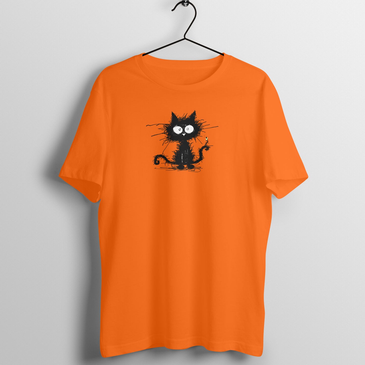 Curious Cat - Half Sleeve Tee