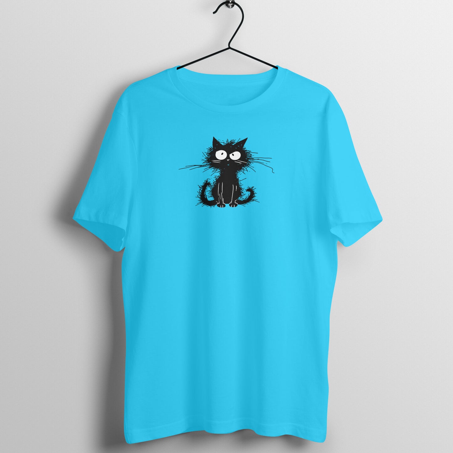 Fluffy Feline - Half Sleeve Tee