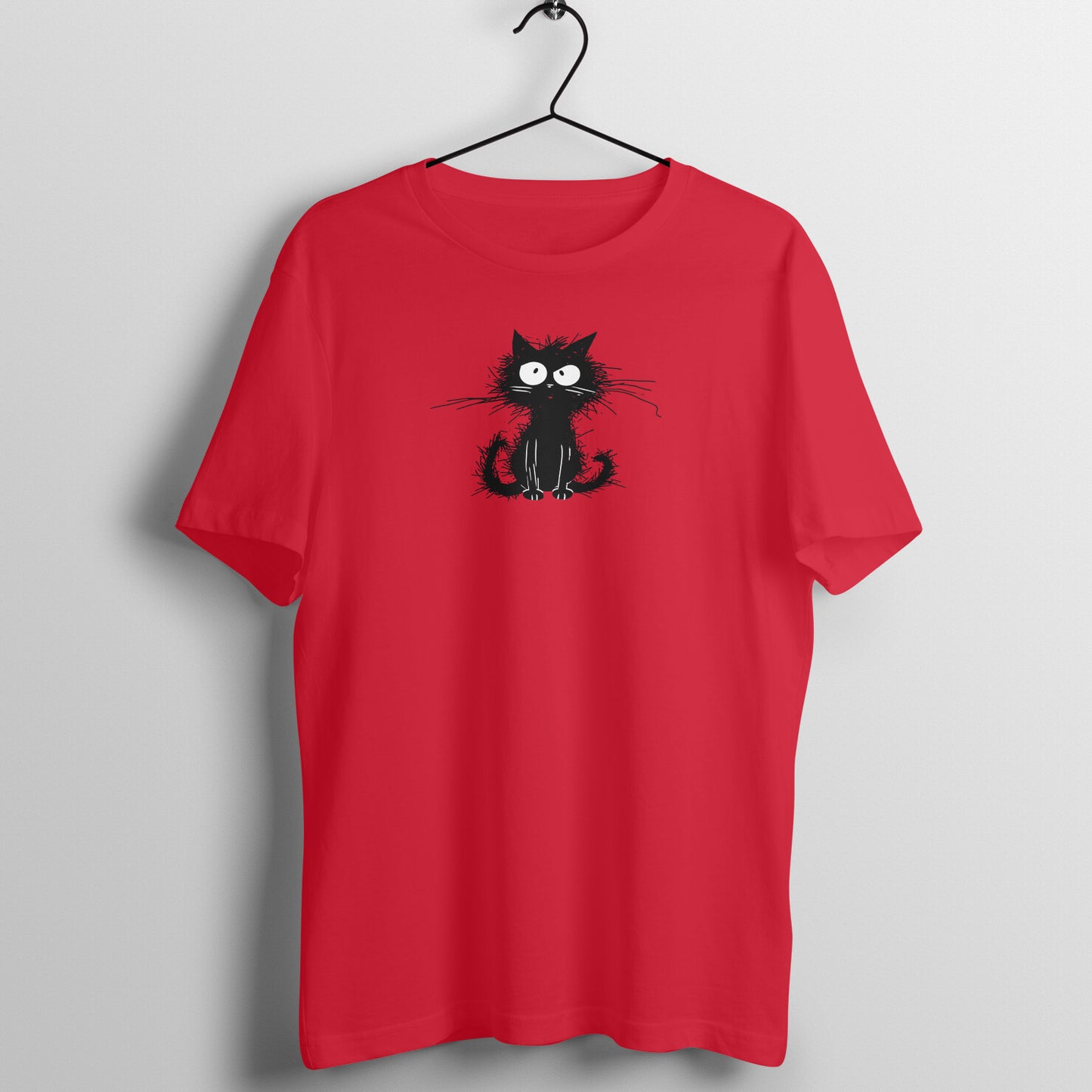 Fluffy Feline - Half Sleeve Tee