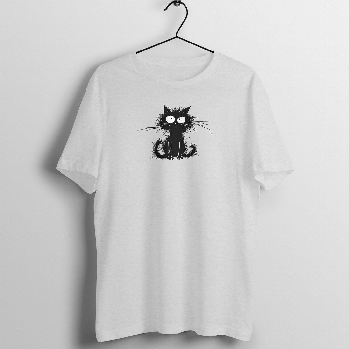 Fluffy Feline - Half Sleeve Tee