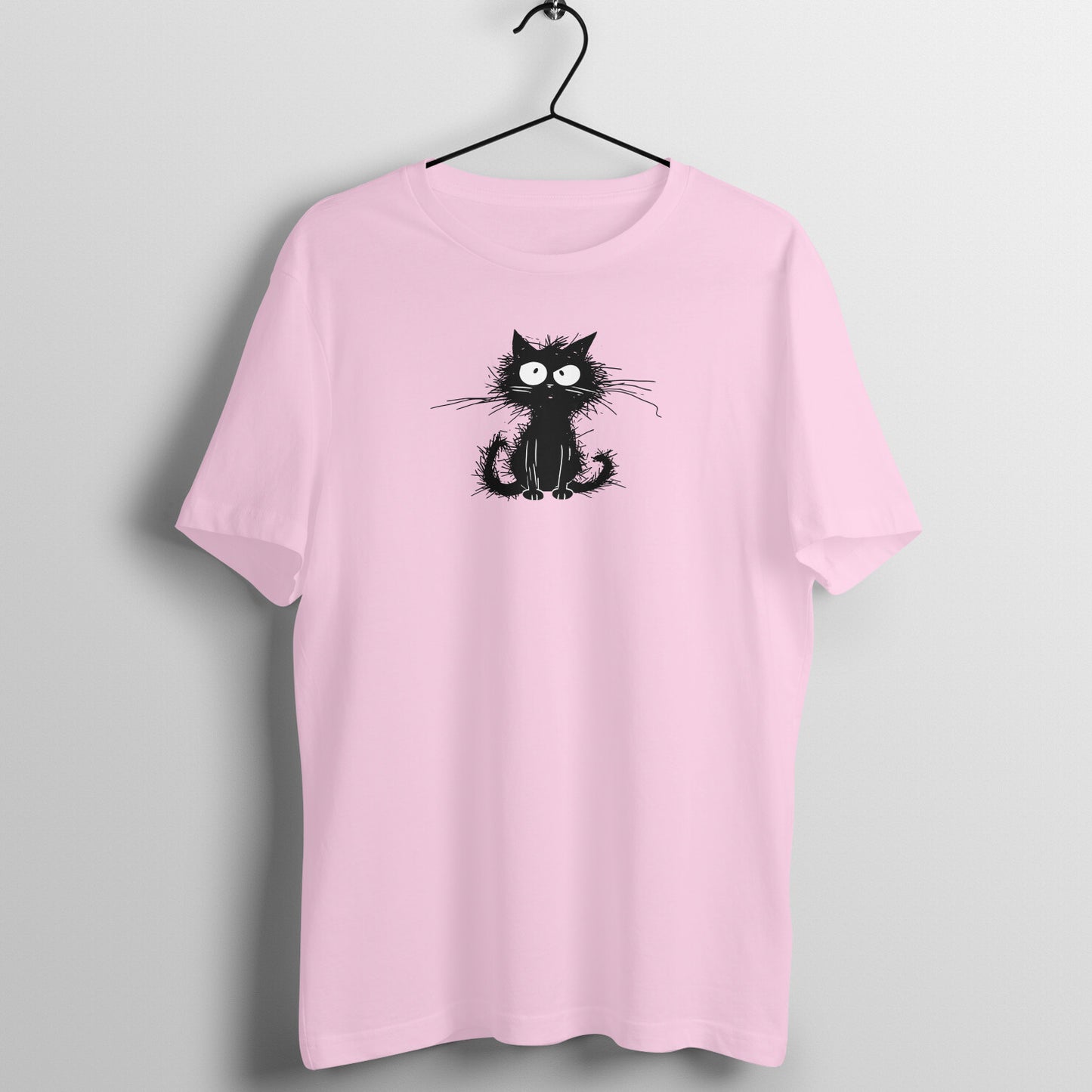 Fluffy Feline - Half Sleeve Tee