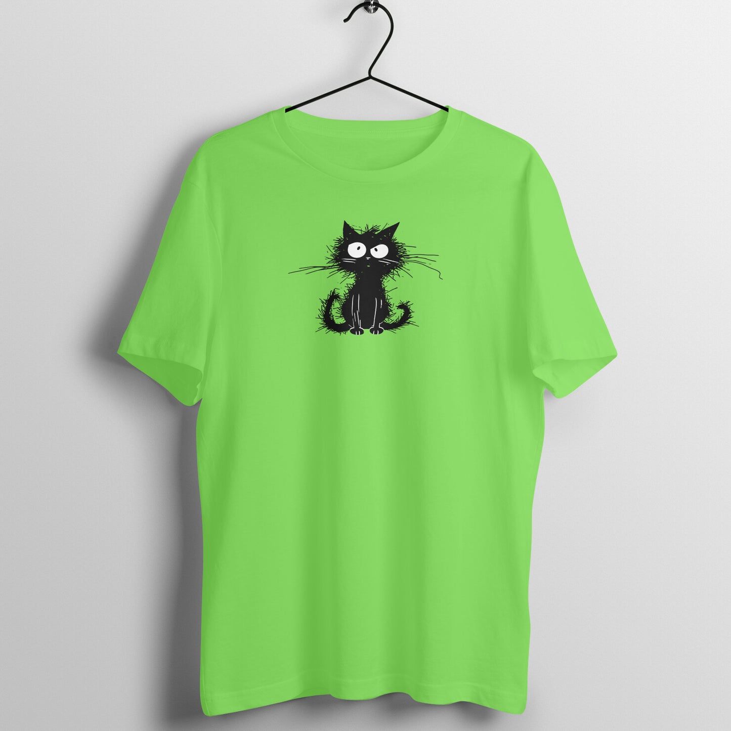 Fluffy Feline - Half Sleeve Tee