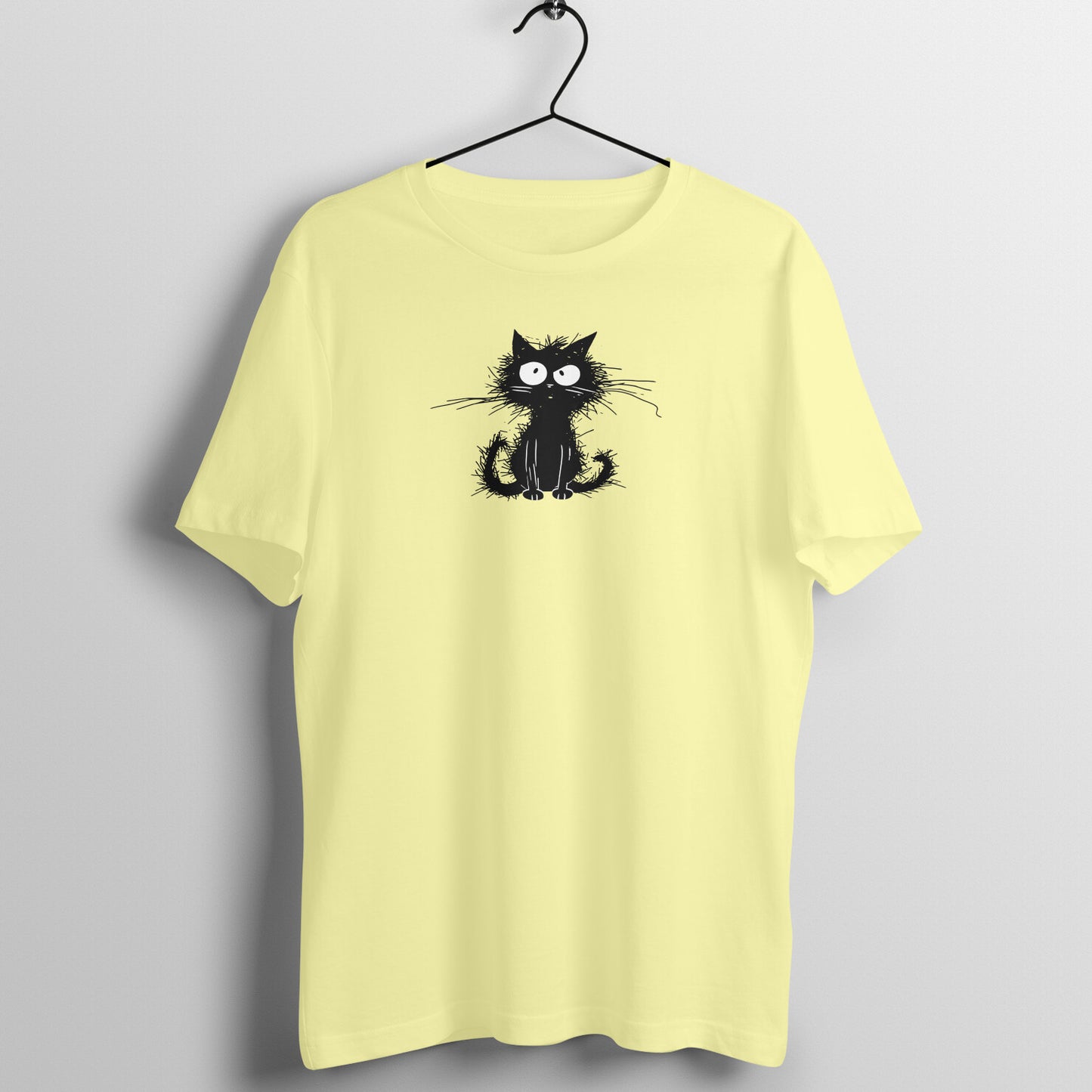 Fluffy Feline - Half Sleeve Tee