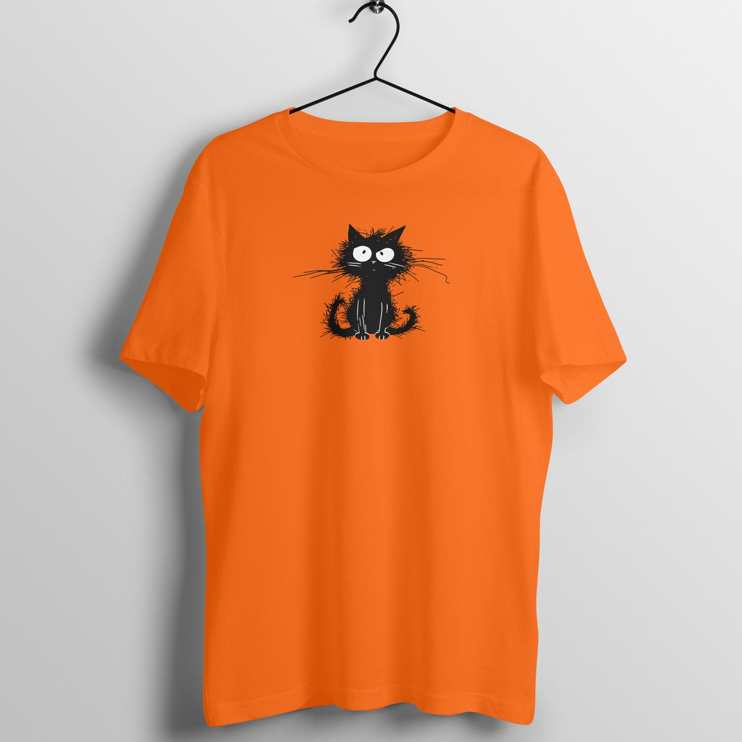 Fluffy Feline - Half Sleeve Tee