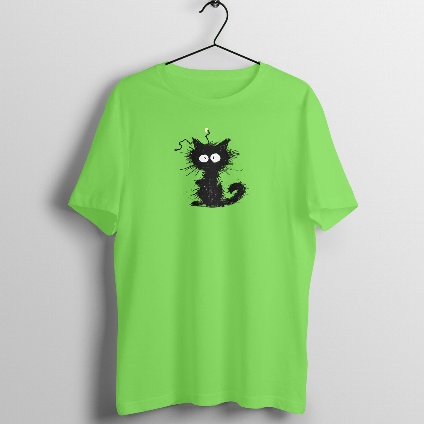 Sparky Kitty - Half Sleeve Tee