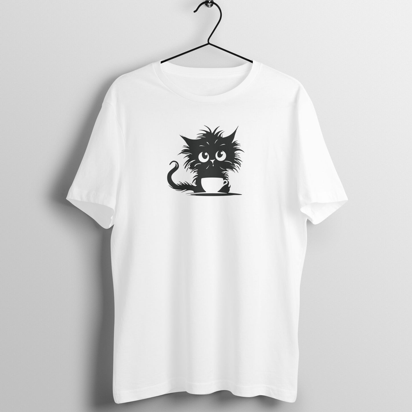 Caffeinated Feline - Half Sleeve Tee