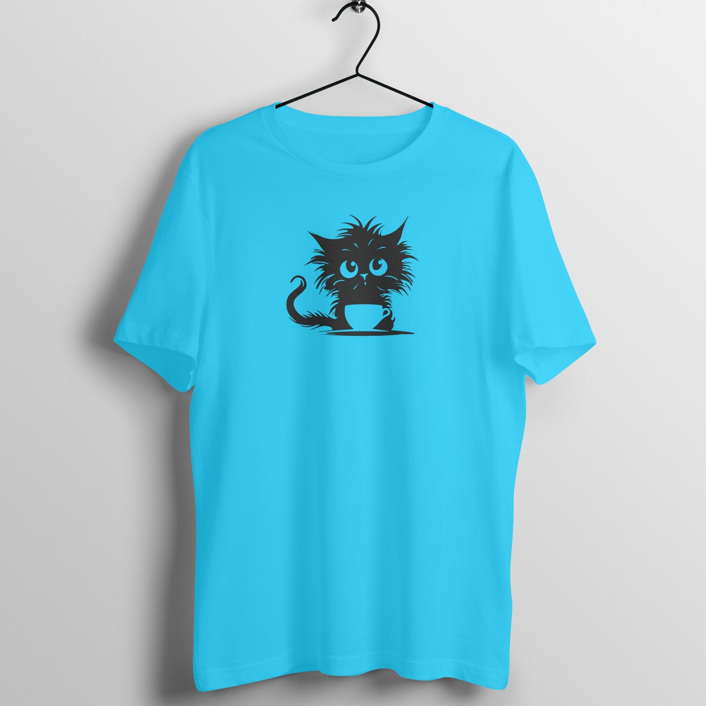 Caffeinated Feline - Half Sleeve Tee