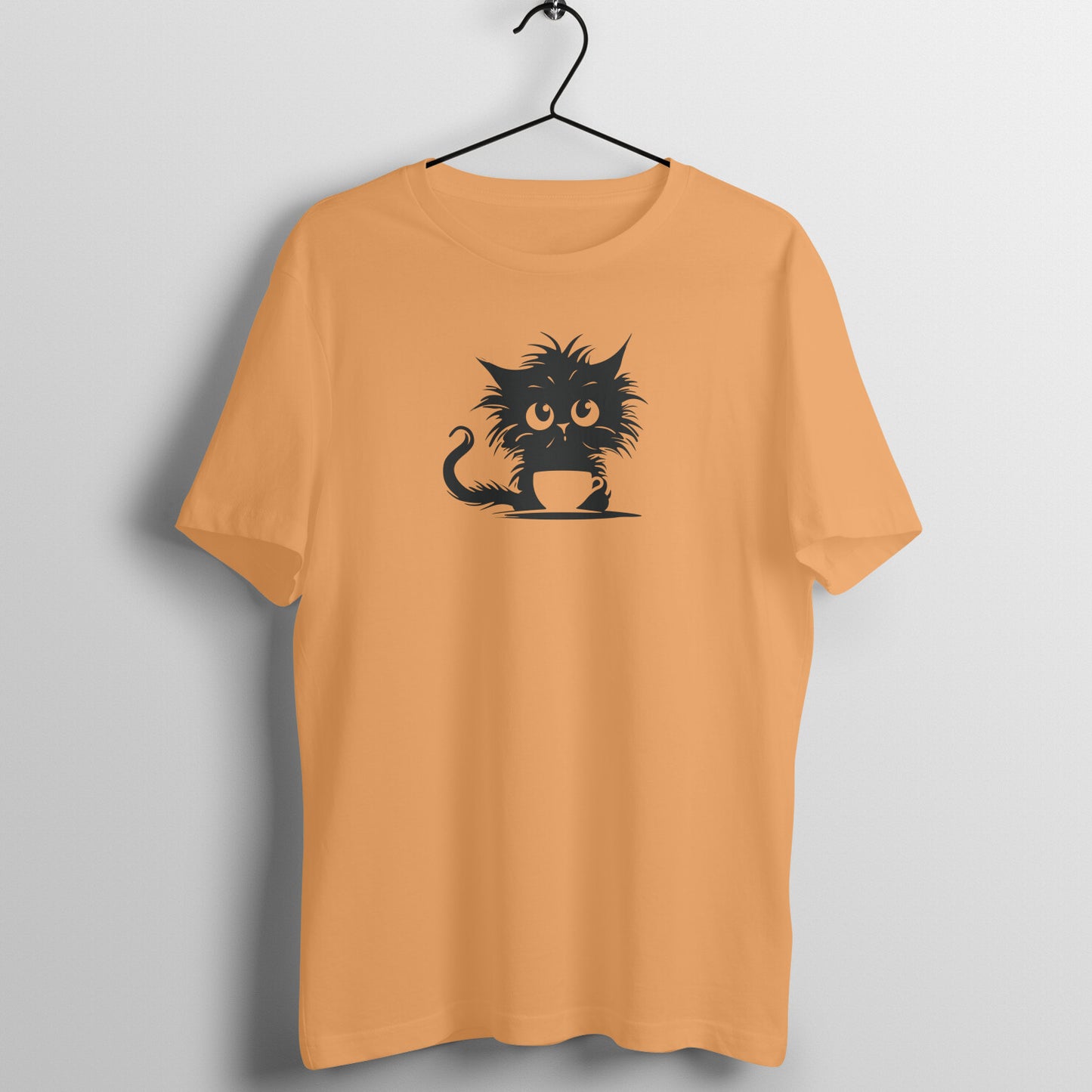 Caffeinated Feline - Half Sleeve Tee