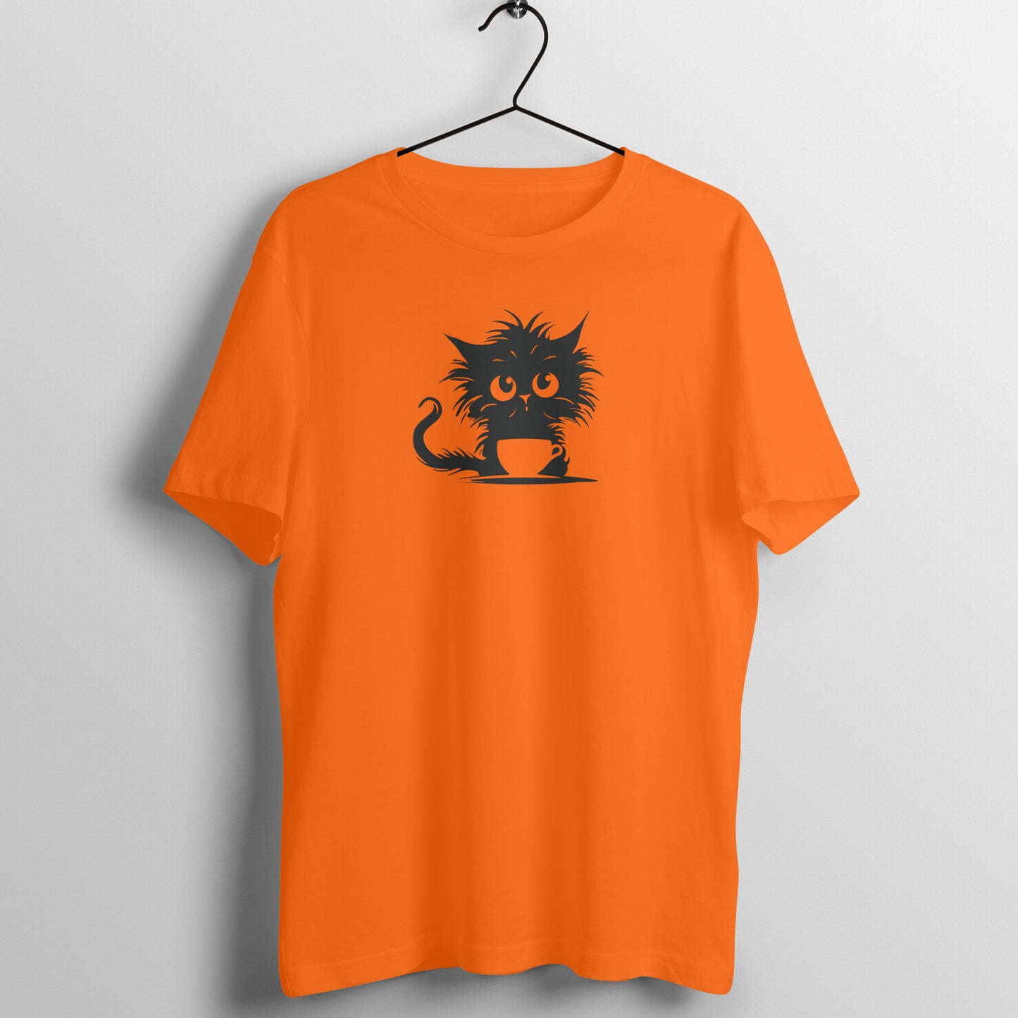 Caffeinated Feline - Half Sleeve Tee