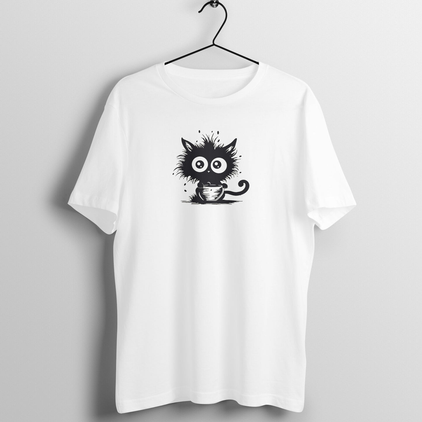 Cat-ffeinated - Half Sleeve Tee