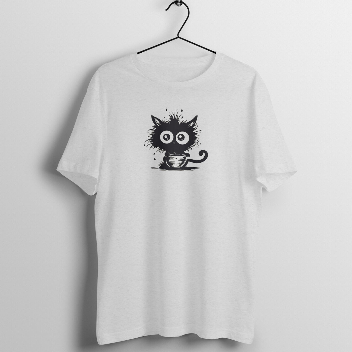 Cat-ffeinated - Half Sleeve Tee