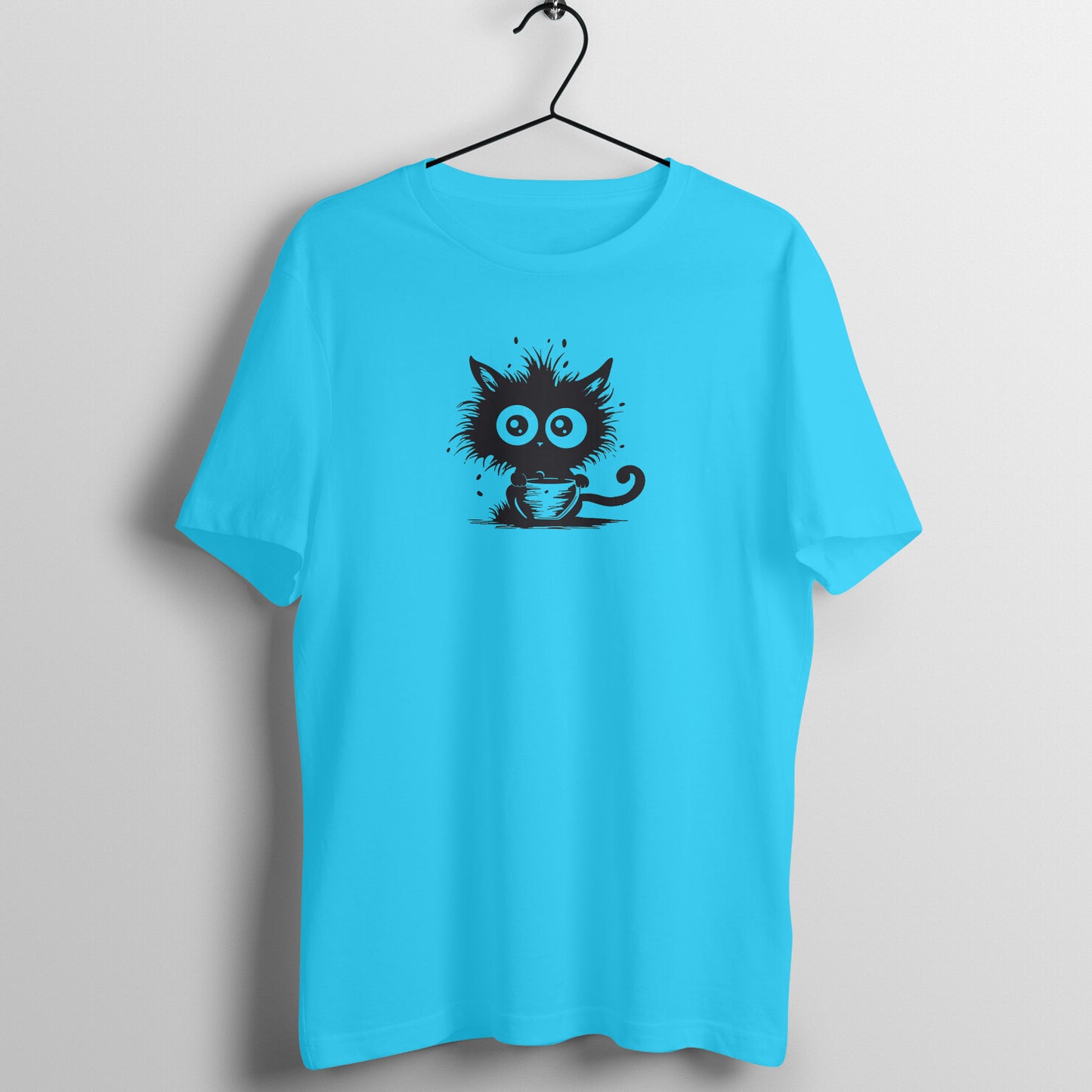 Cat-ffeinated - Half Sleeve Tee