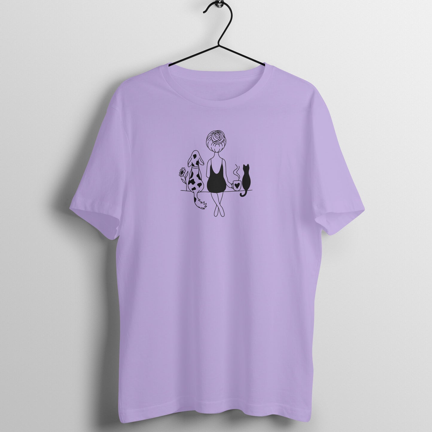 Pet Parent Chill Vibes - Half Sleeve Tee