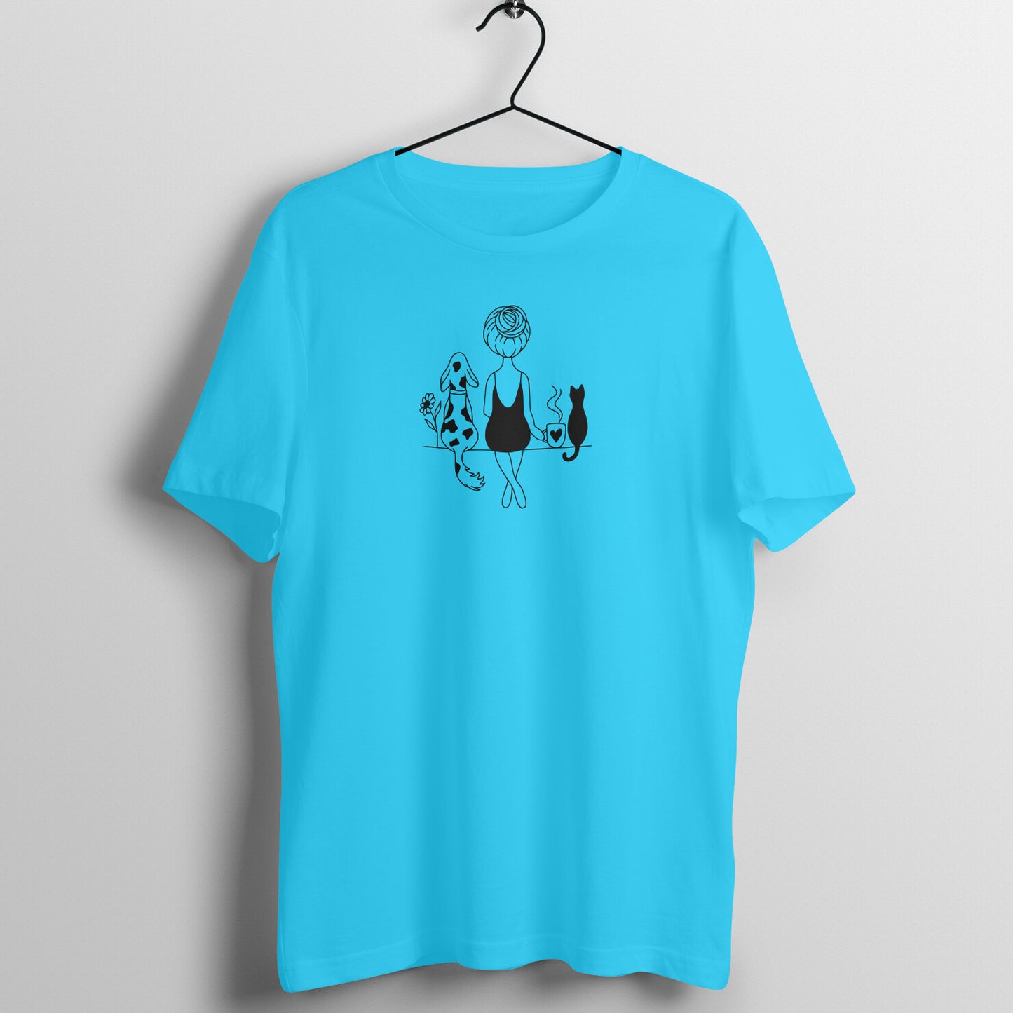 Pet Parent Chill Vibes - Half Sleeve Tee