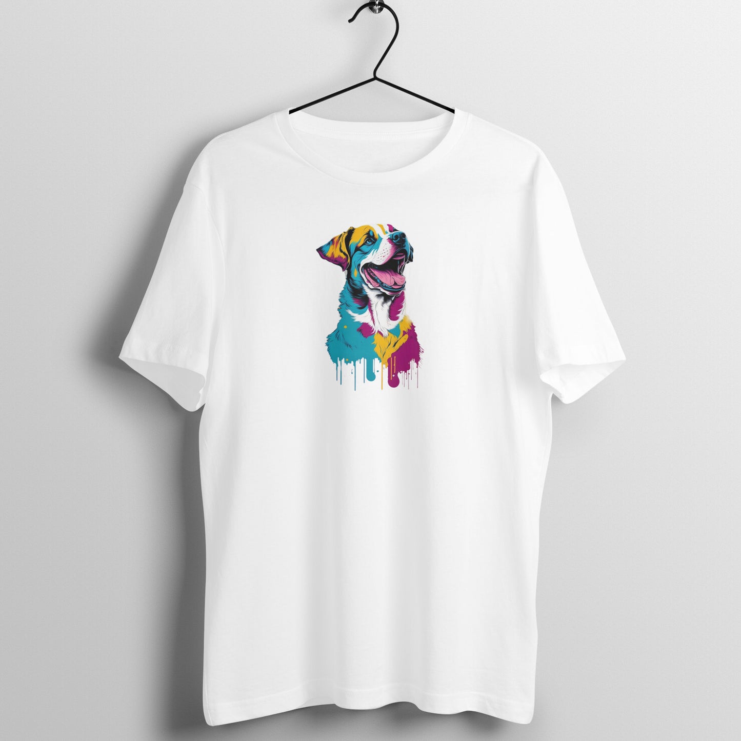 Canine Color Burst - Half Sleeve Tee