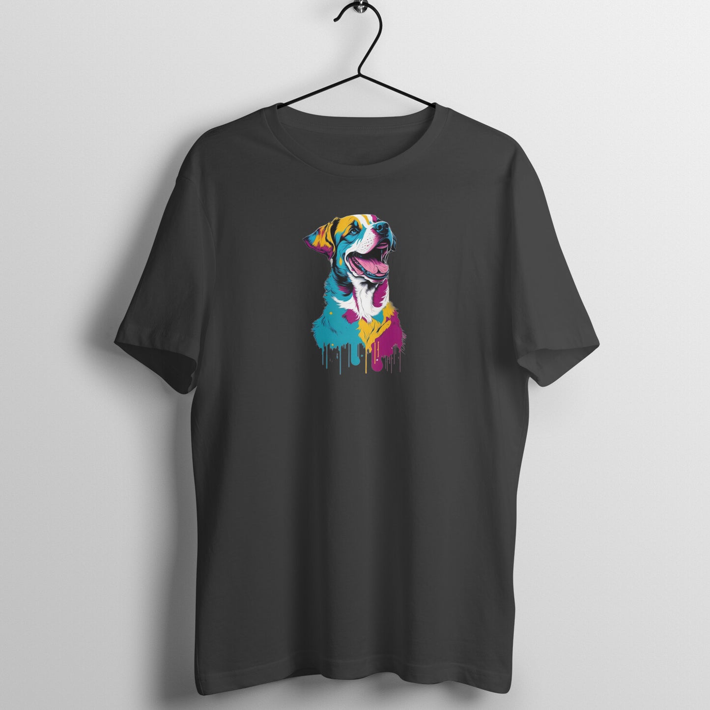 Canine Color Burst - Half Sleeve Tee