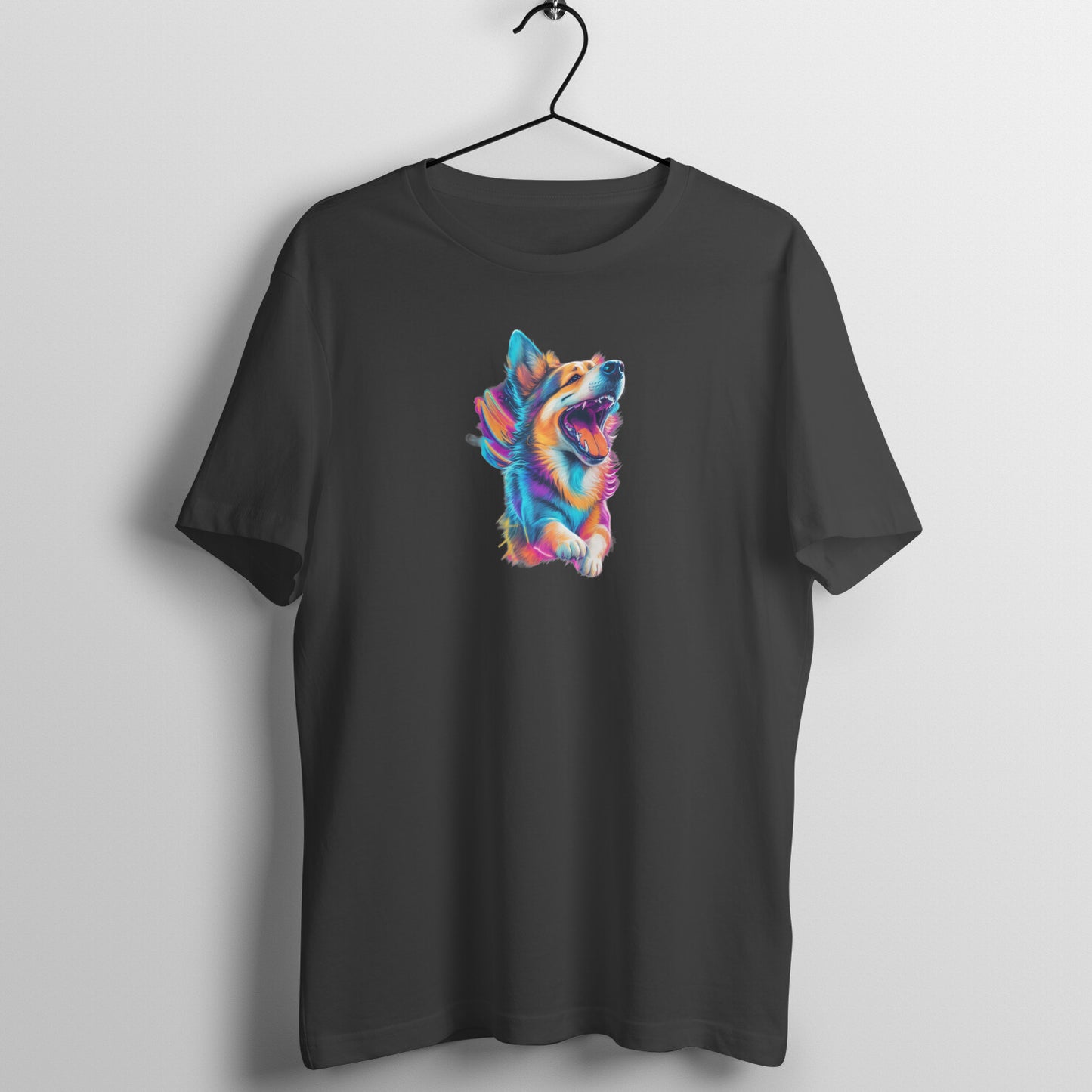 Rainbow Corgi Tee - Half Sleeve Tee