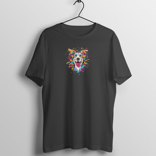 Vibrant Doggo Spirit - Half Sleeve Tee