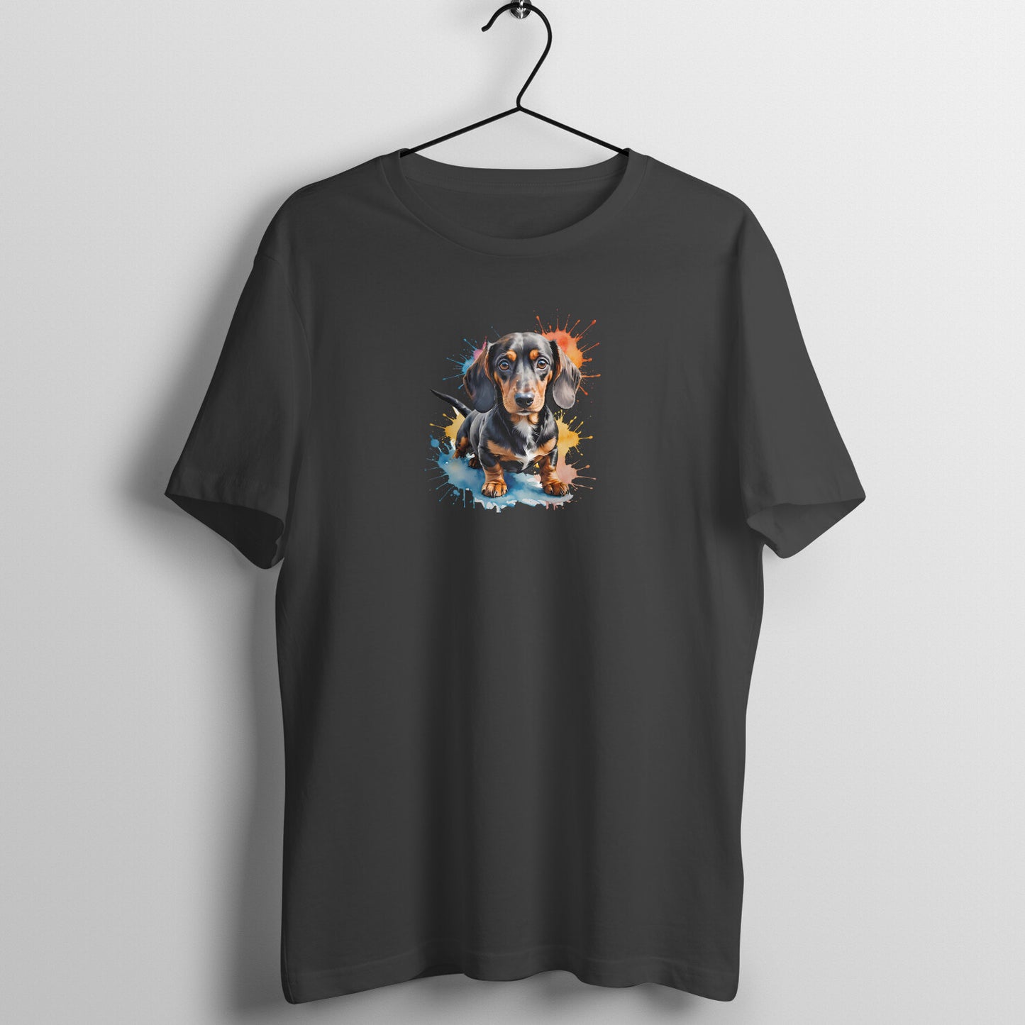 Splashy Dachshund - Half Sleeve Tee