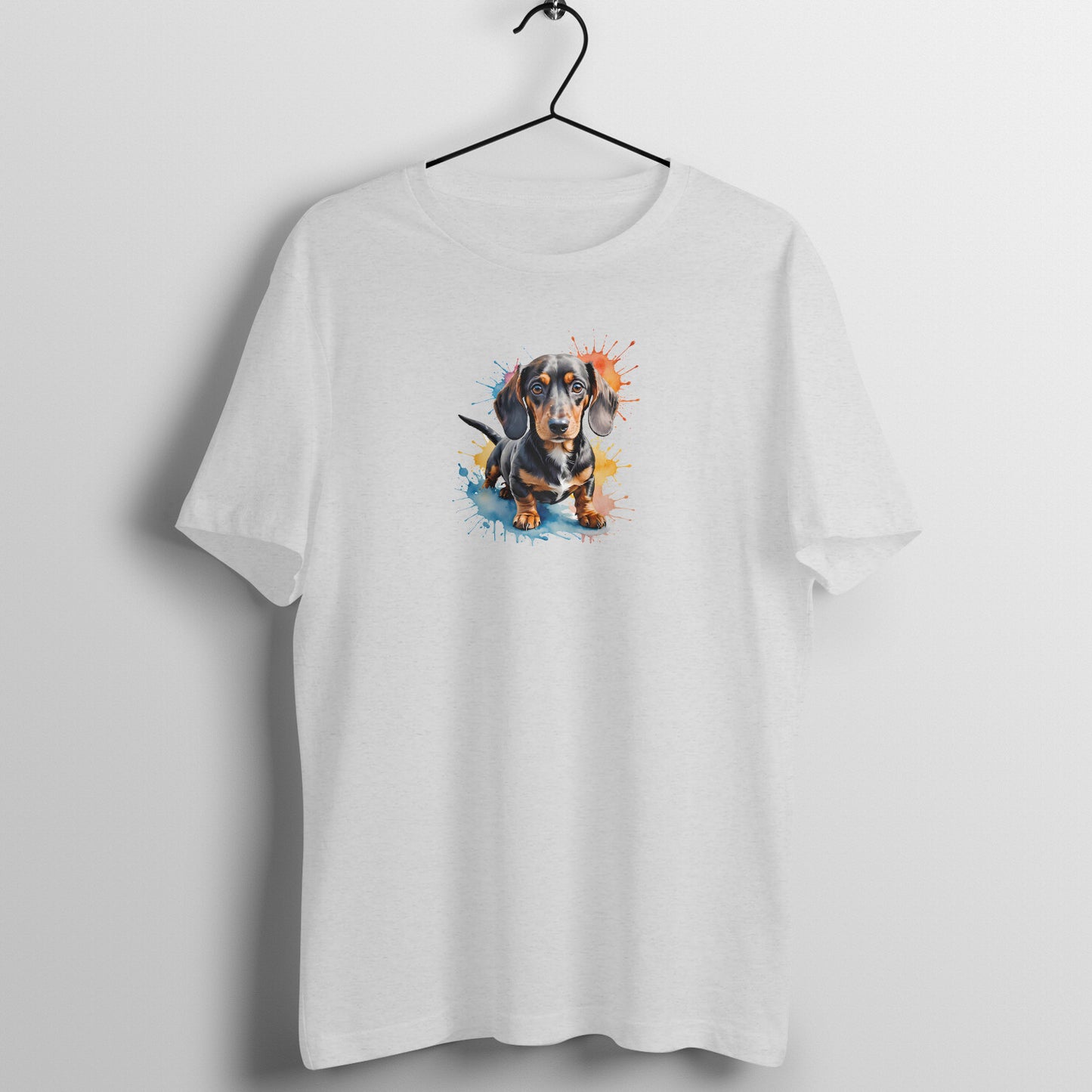 Splashy Dachshund - Half Sleeve Tee