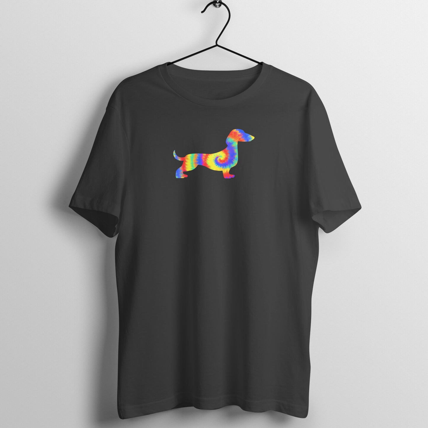 Doxie in a Rainbow - Half Sleeve Tee